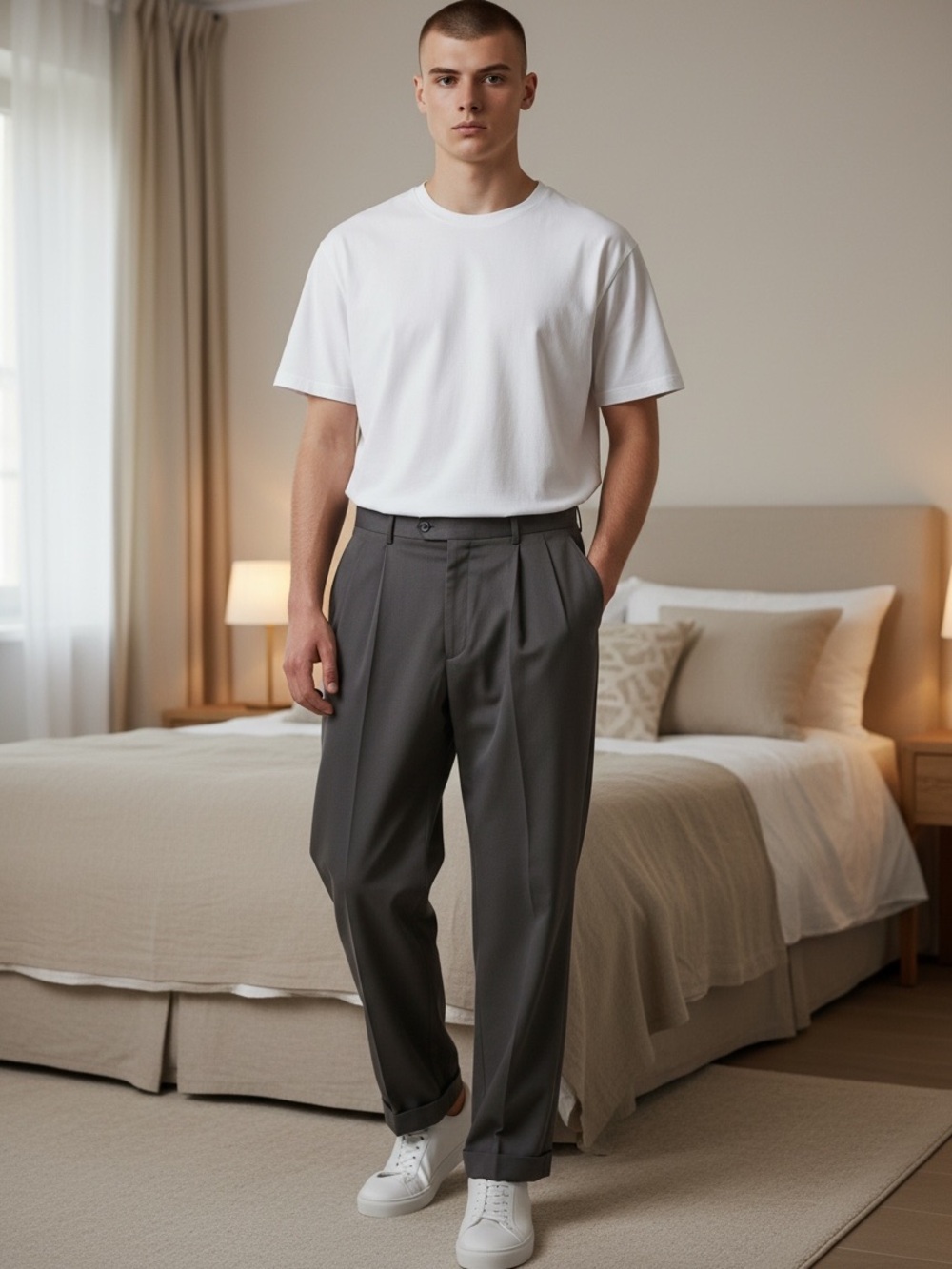 Joseph & Feiss Men's Black Dress Pants